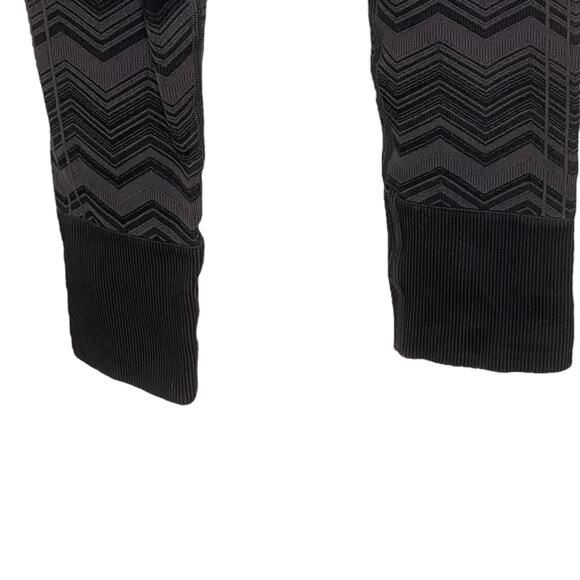 Lululemon Ebb To Street Seamless Pant Heather Black Slate Zig Zag 4 - Picture 5 of 9